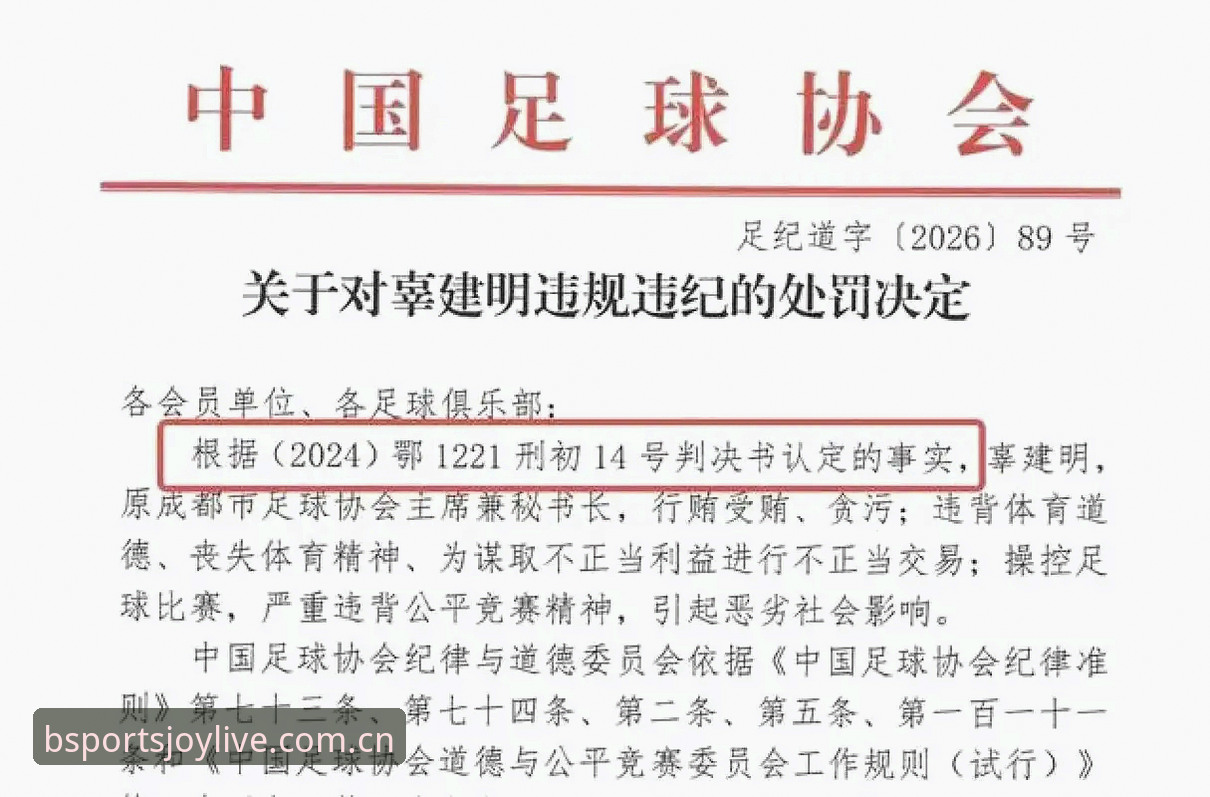 中国足协第三批禁足名单深度解析：足球腐败治理的长期战役 vs bsports体育平台的观赛新体验